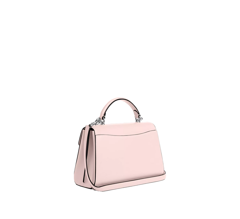 Coach Women's Eliza Top Handle Bag Silver/Blush