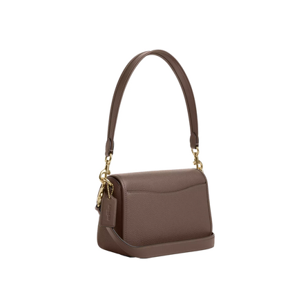 Coach Women's Hadley Shoulder Bag Gold/Dark Stone