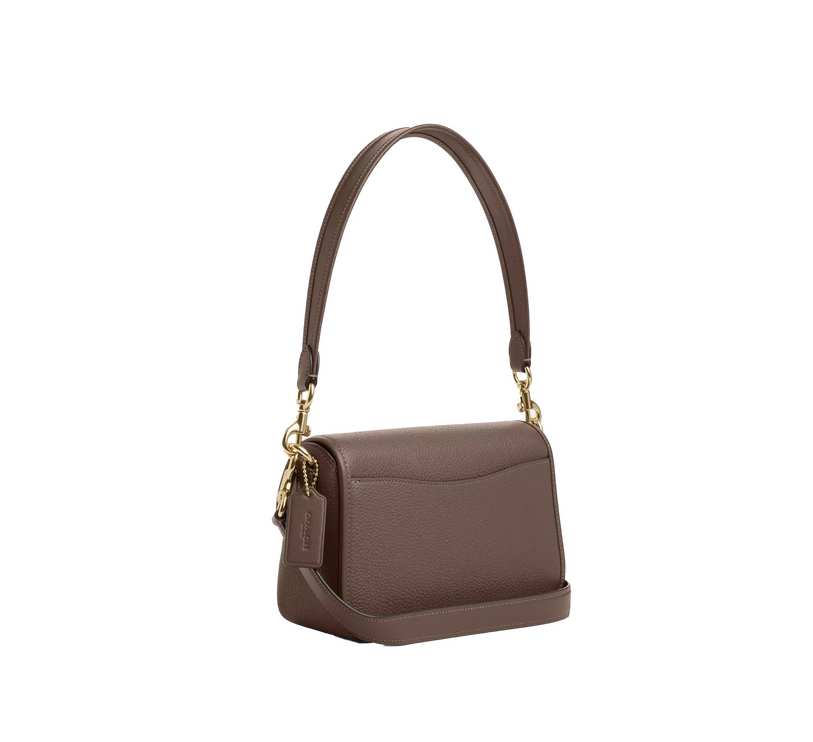 Coach Women's Hadley Shoulder Bag Gold/Dark Stone