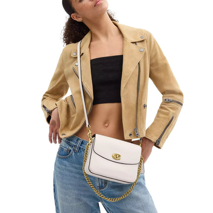 Coach Women's Cassie Crossbody Bag 19 Brass/Chalk