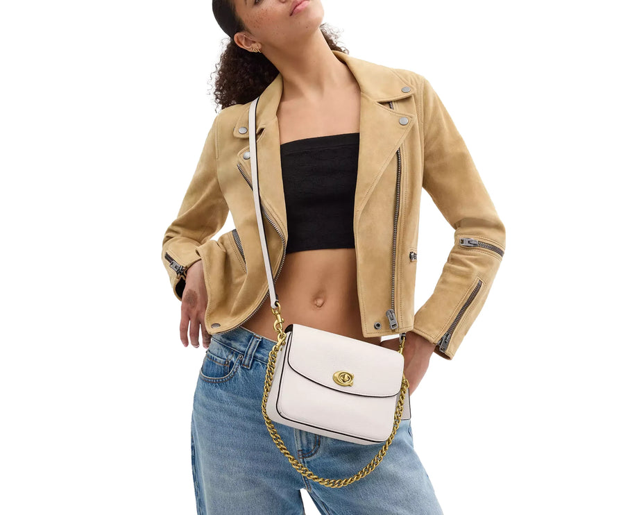 Coach Women's Cassie Crossbody Bag 19 Brass/Chalk