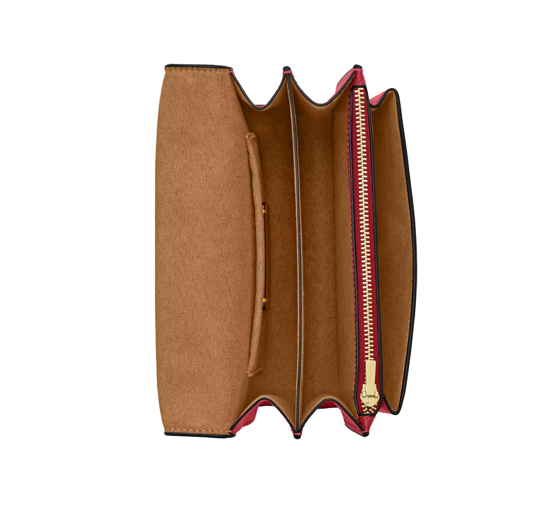 Coach Women's Mini Klare Crossbody Bag Gold/True Red