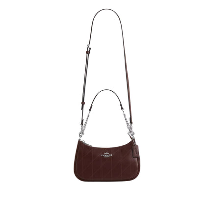 Coach Women's Teri Shoulder Bag With Quilting Silver/Maple