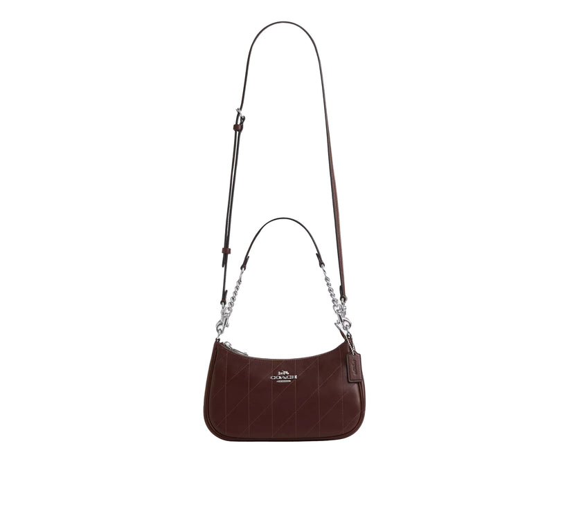 Coach Women's Teri Shoulder Bag With Quilting Silver/Maple
