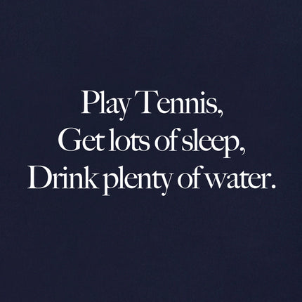 Sporty & Rich Women's Play Tennis T-Shirt Navy/White