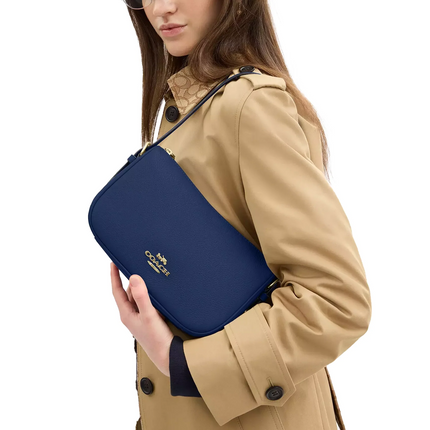 Coach Women's Kailey Shoulder Bag Gold/Deep Blue