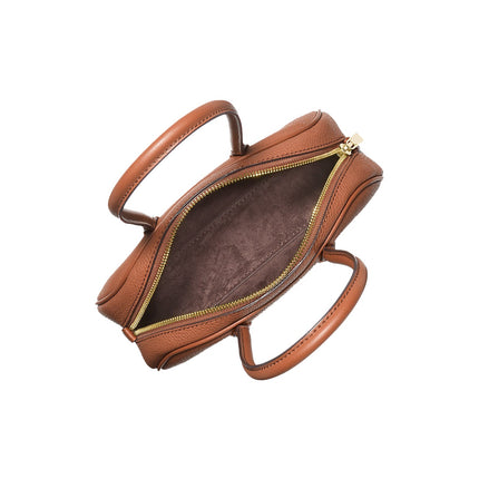 Michael Kors Women's Lulu Small Pebbled Leather Satchel Luggage - Hemen Kargoda