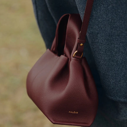 Polène Women's Numéro Neuf Mini Edition Textured Black Cherry