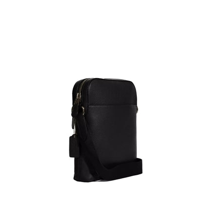 Coach Women's Houston Flight Bag Gunmetal/Black
