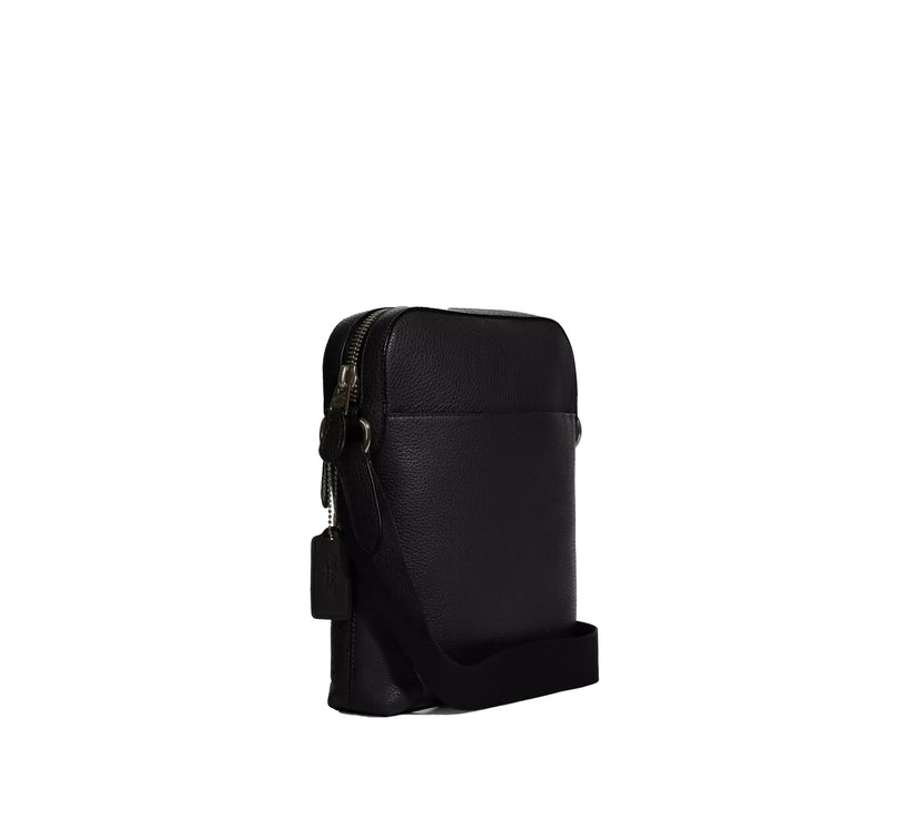 Coach Women's Houston Flight Bag Gunmetal/Black