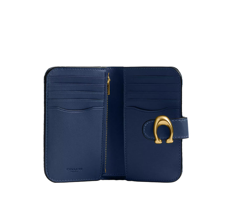 Coach Women's Tabby Wallet Brass/Deep Blue