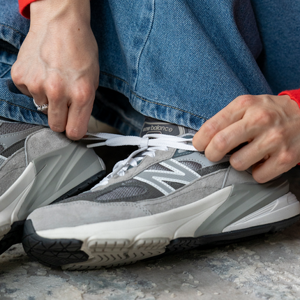 New Balance 990v6 Grey Junior GC990GL6 - Hemen Kargoda