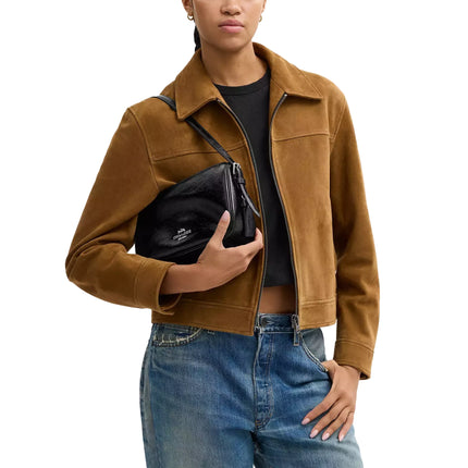 Coach Women's Kailey Shoulder Bag Black/Silver