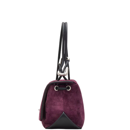 Marc Jacobs Women's The Suede Large Dual Dark Plum