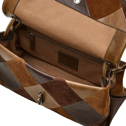 Marc Jacobs Women's The Suede Patchwork Large Dual Bag
