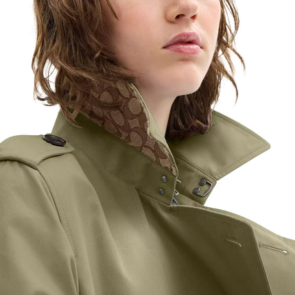 Coach Women's Mid Trench Elm.