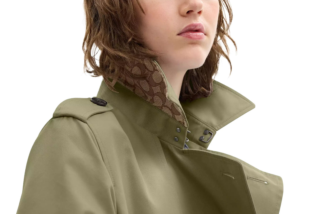 Coach Women's Mid Trench Elm.