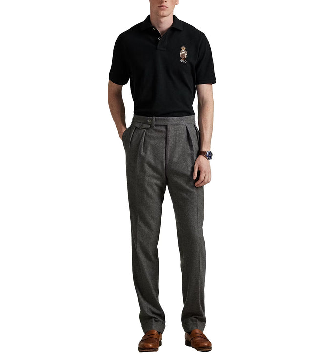 Polo Ralph Lauren Men's Classic Fit Polo Bear Mesh Polo Shirt  Polo Black