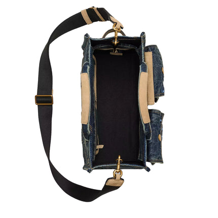 Marc Jacobs Women's The Denim Suede Medium Cargo Tote Bag