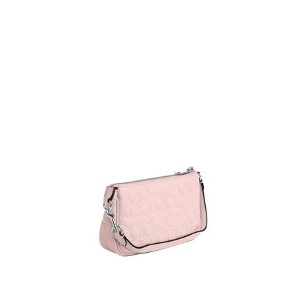 Coach Women's Nolita 19 In Signature Leather Silver/Blush