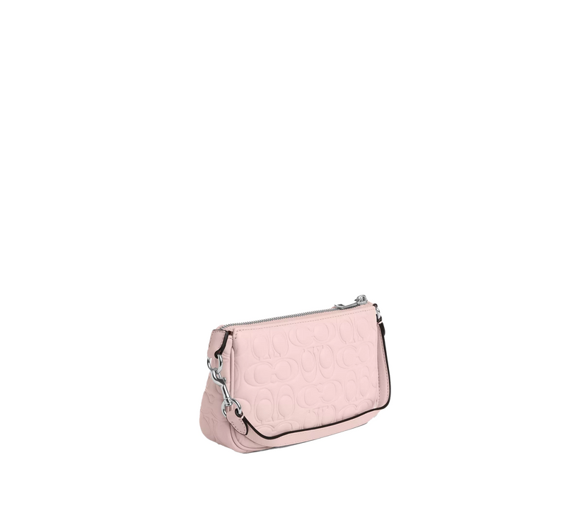 Coach Women's Nolita 19 In Signature Leather Silver/Blush