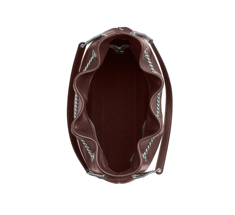 Coach Women's Evelyn Shoulder Bag Silver/Maple