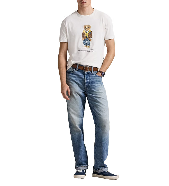Polo Ralph Lauren Men's Classic Fit Polo Bear Jersey T-Shirt Nevis/hudsn Valley Bear