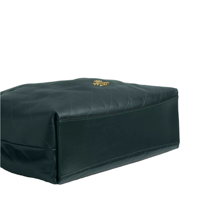 Coach Women's Evelyn Large Shoulder Bag With Quilting Gold/Dark Teal