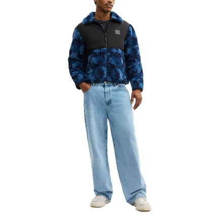 Coach Men's Sherpa Jacket Blue Camo