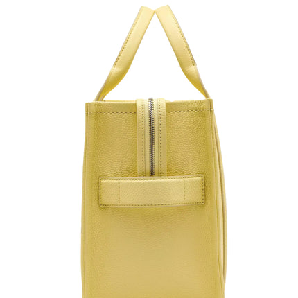 Marc Jacobs Women's The Leather Medium Tote Bag Custard