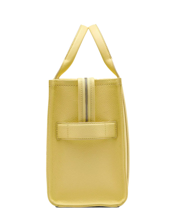 Marc Jacobs Women's The Leather Medium Tote Bag Custard