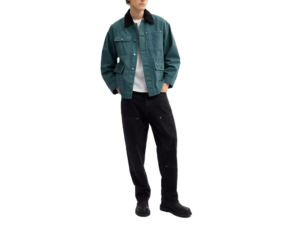 Coach Men's Chore Coat Washed Teal