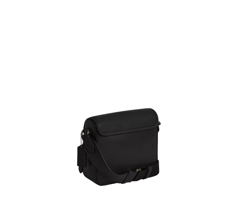 Coach Women's Sullivan Flap Crossbody Bag Gunmetal/Black