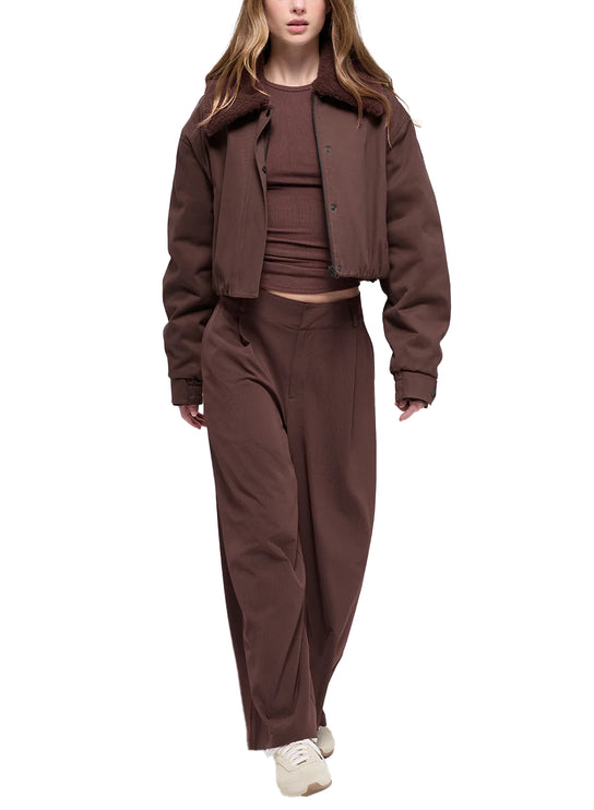 alo Women's Navigator Jacket Brownstone