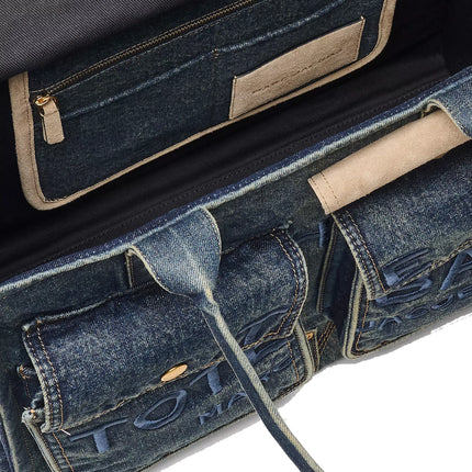 Marc Jacobs Women's The Denim Suede Large Cargo Tote Bag