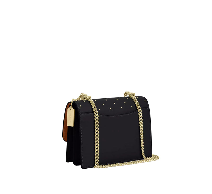 Coach Women's Klare Crossbody Bag With Rivets Gold/Black