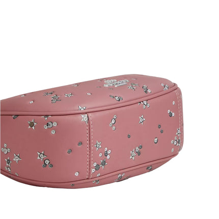 Coach Women's Carmen Mini Crossbody Bag With Star Print Novelty Leather/Silver