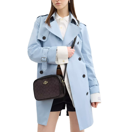 Coach Women's Jamie Camera Bag In Signature Canvas Gold/Walnut/Black