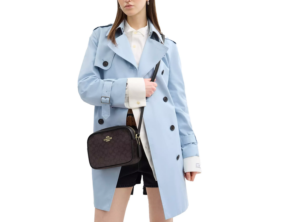 Coach Women's Jamie Camera Bag In Signature Canvas Gold/Walnut/Black