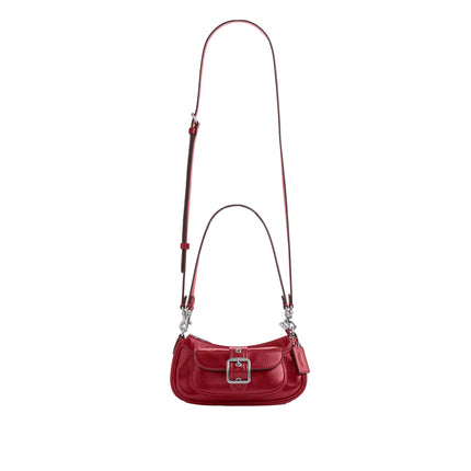Coach Women's Ashton Mini Shoulder Bag Red/Silver