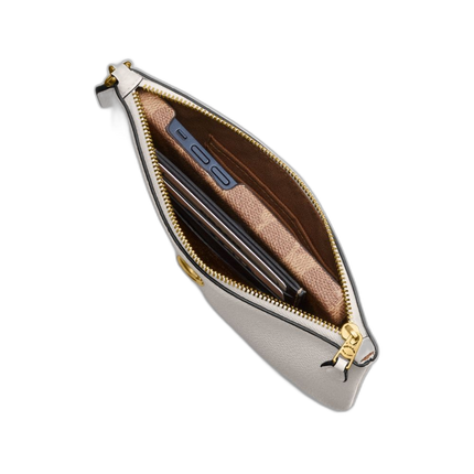 Coach Women's Essential Small Wristlet Brass/Black