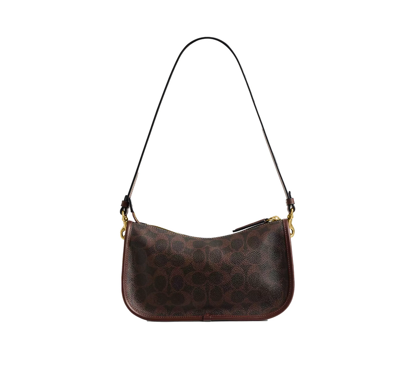 Coach Women's Waverly Bag In Signature Canvas Brass/Maple