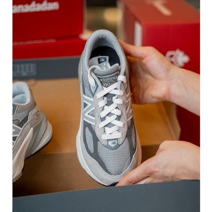 New Balance 990v6 Grey Junior GC990GL6 - Hemen Kargoda
