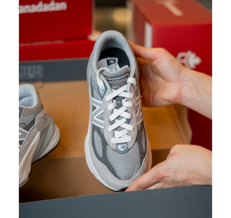New Balance 990v6 Grey Junior GC990GL6 - Hemen Kargoda