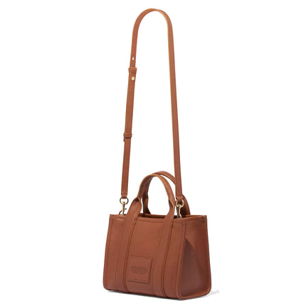 Marc Jacobs Women's The Leather Small Tote Bag Argan Oil