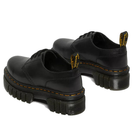 Dr. Martens Women's Audrick Nappa Leather Platform Shoes Black
