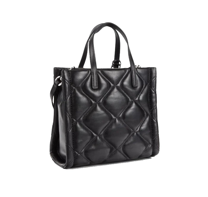 Marc Jacobs Women's Mini Grind Quilted Leather Tote Black