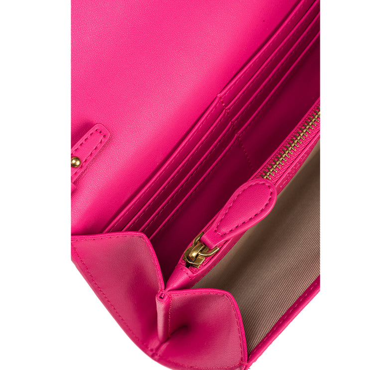 Pinko Women's Love Bag One Wallet Simply Pink