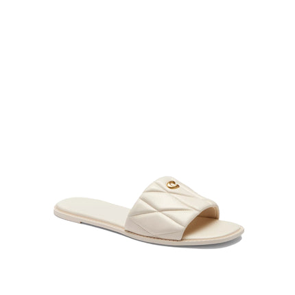 Coach Women's Holly Sandal With Quilting Chalk