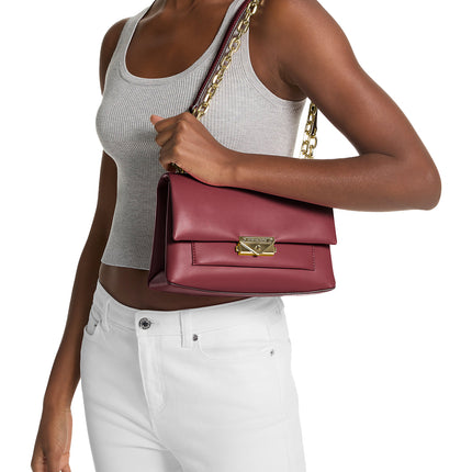 Michael Kors Women's Cece Medium Shoulder Bag Oxblood